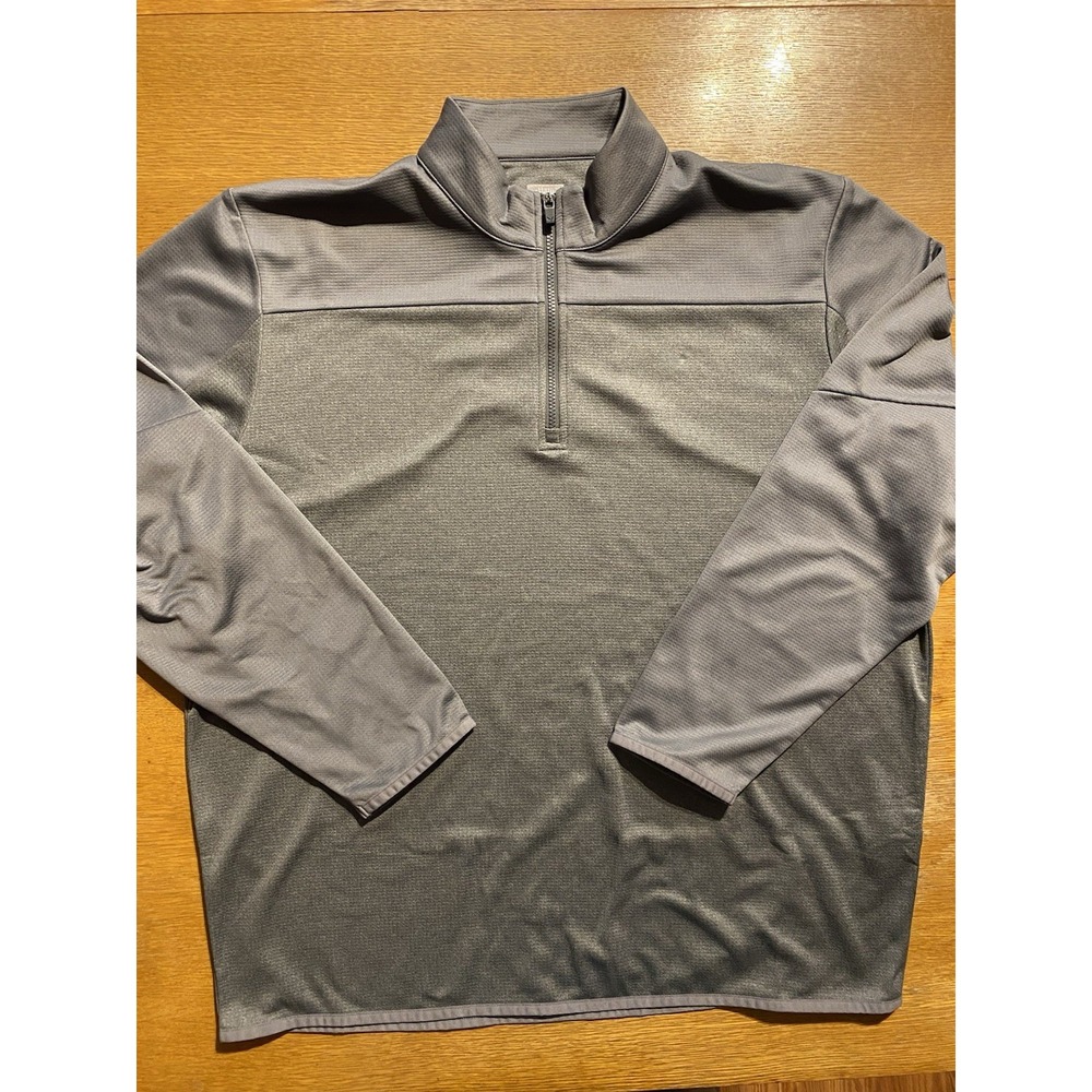 Callaway Mens XXL Gray Golf Opti Dri 1/4 Zip Pullover Lightweight Jacket